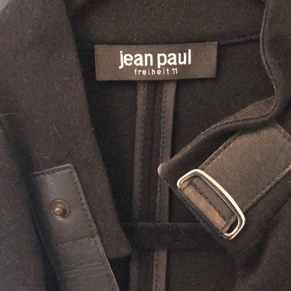 Jean Paul Berlin Black Blazer with Leather Buckles - Picture 2 of 3